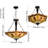 5 - Light Dimmable Geometric Chandelier