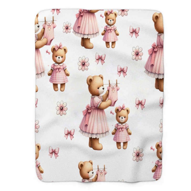 Lover Mom - 1 pièce Sherpa Premium, L 50 po x L 60 po