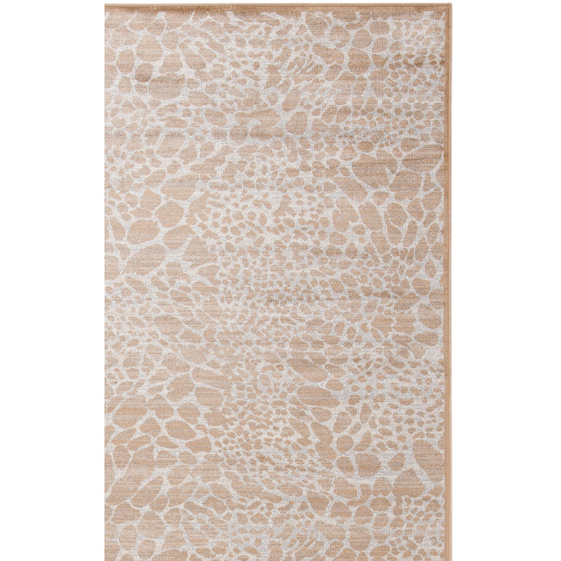 Tapis à imprimé animal Abdur-Rafay, Rectangle 5 pi 3 po x 7 pi 7 po
