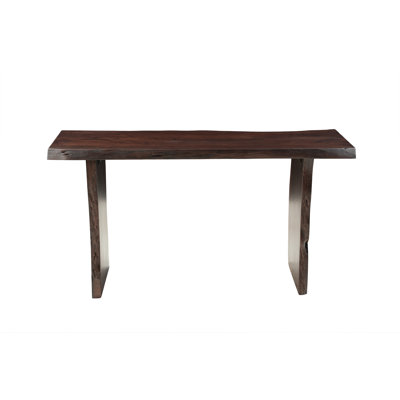 Solid Wood Live Edge Console Table