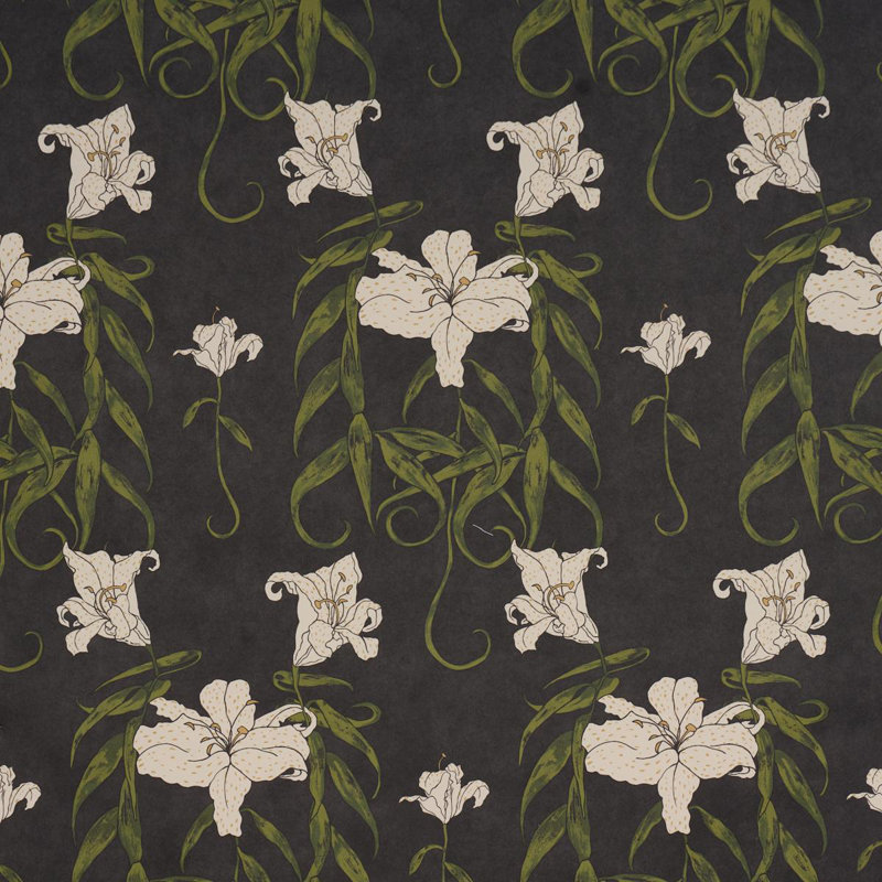 Papier peint Schumacher X Lady Lilith, Noir