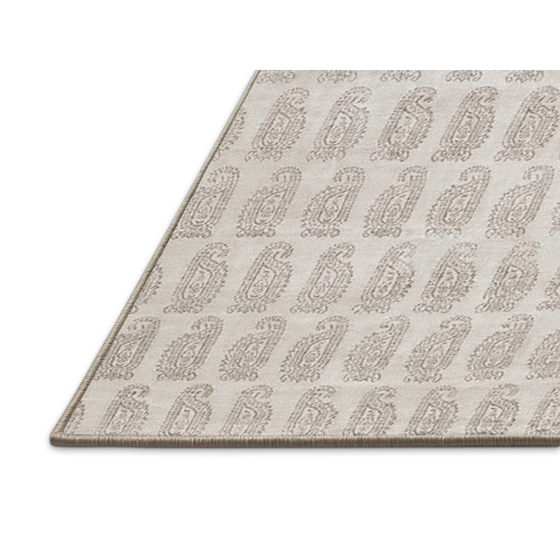Tapis taupe / gris, Rectangle 8 pi x 10 pi