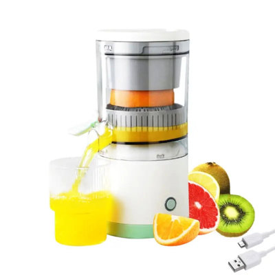 Citrus Juicer Machine, Electric Orange Juice Squeezer, Lemonade Maker, Portable Rechargeable Fruit Extractor Machine -  CG INTERNATIONAL TRADING, a075