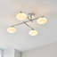 Myakka Glass Semi Flush Mount-922420986-922420987