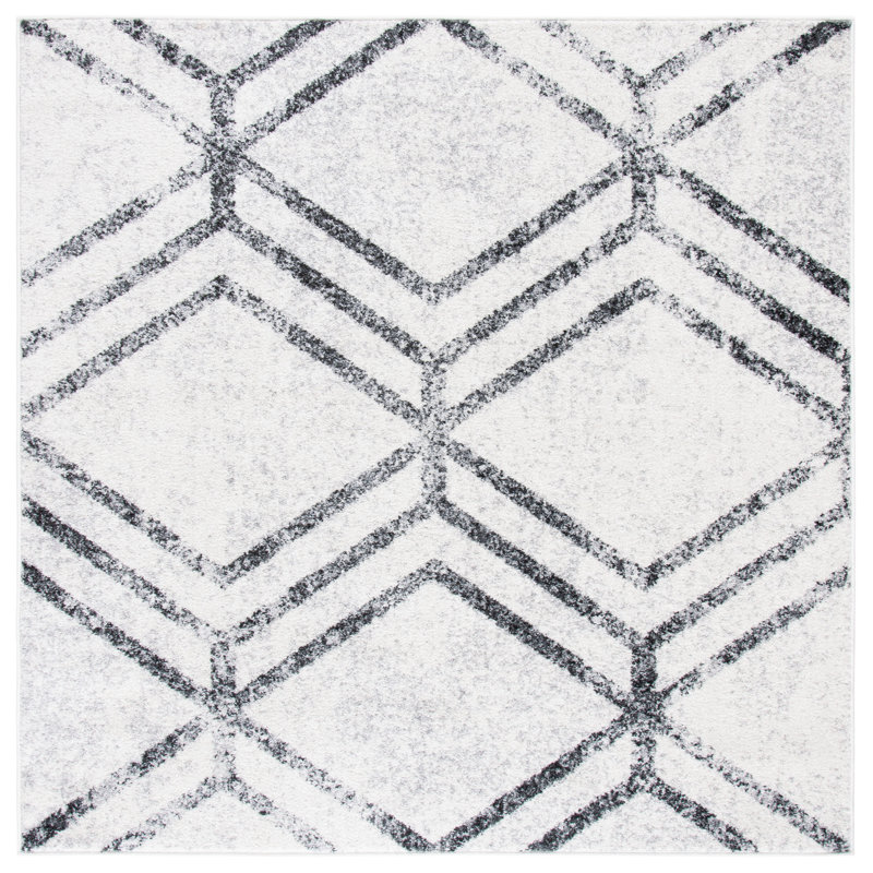 Brimmer Performance Geometric Rug, Square 6'