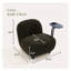 Chaise d'enfant moderne de 56 cm de large, rembourrée et douce, avec tablette latérale intégrée-1948853446