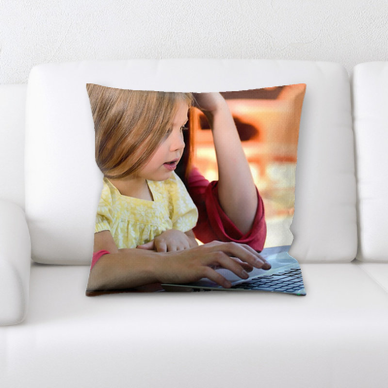 Microsuede Throw Pillow
