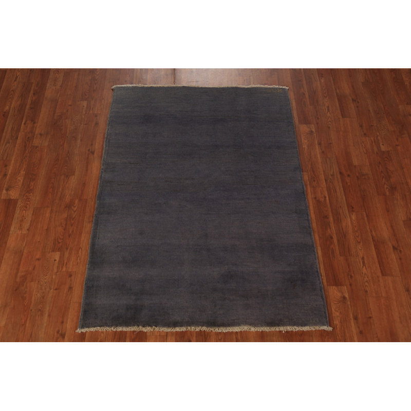 Tapis gris / bleu Gabbeh