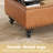 Faux Leather Handmade Ottoman with Storage