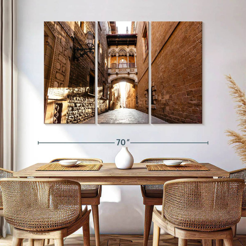 Sireci Gothic Quarter Street, 48" H x 74" W
