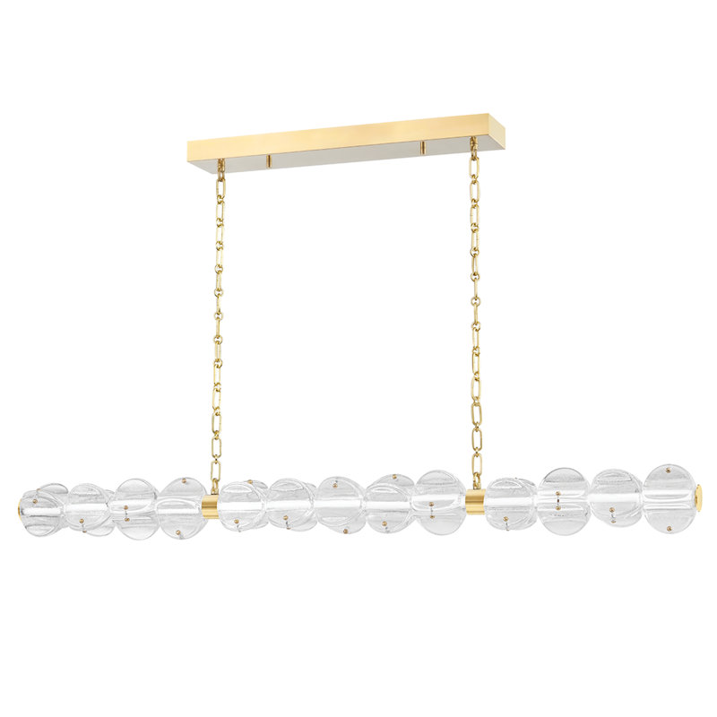 Lindley LED Island Light, Aged Brass