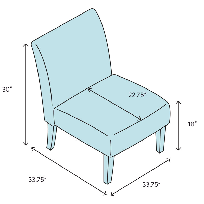 Fauteuil de chambre Deltoro, Bleu marine
