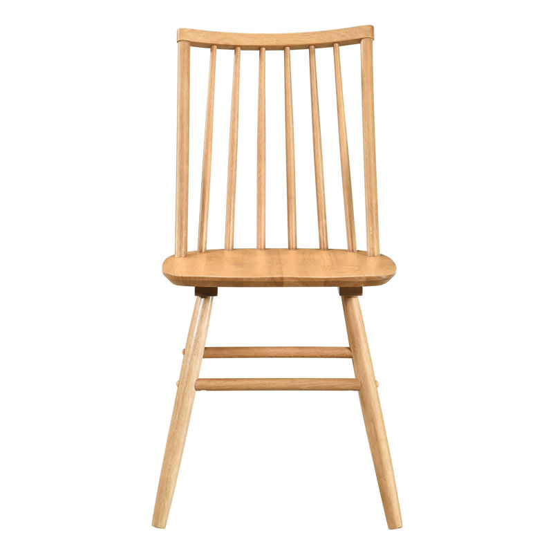 Chaises chic en bois courbé, finition chêne naturel, 2 pièces pour une salle à manger de 2 finitions, une pièce élégante