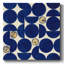 Indigo Hemispheres II sur toile-910344467