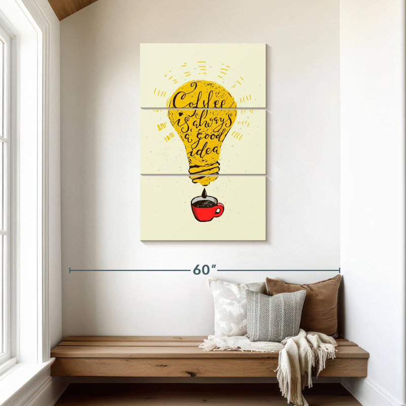 Tergel Coffee Is A Good Idea, 45" H x 28" W