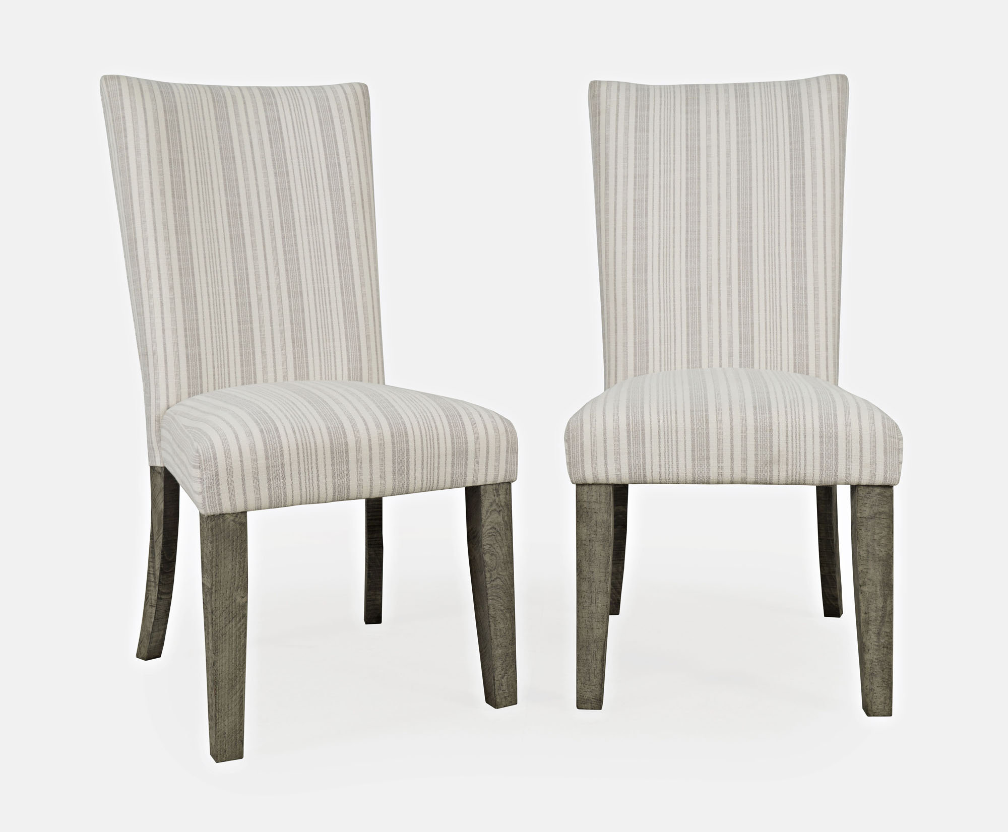 Striped discount parsons chairs