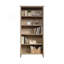 Bibliothèque à 5 tablettes, finition brune