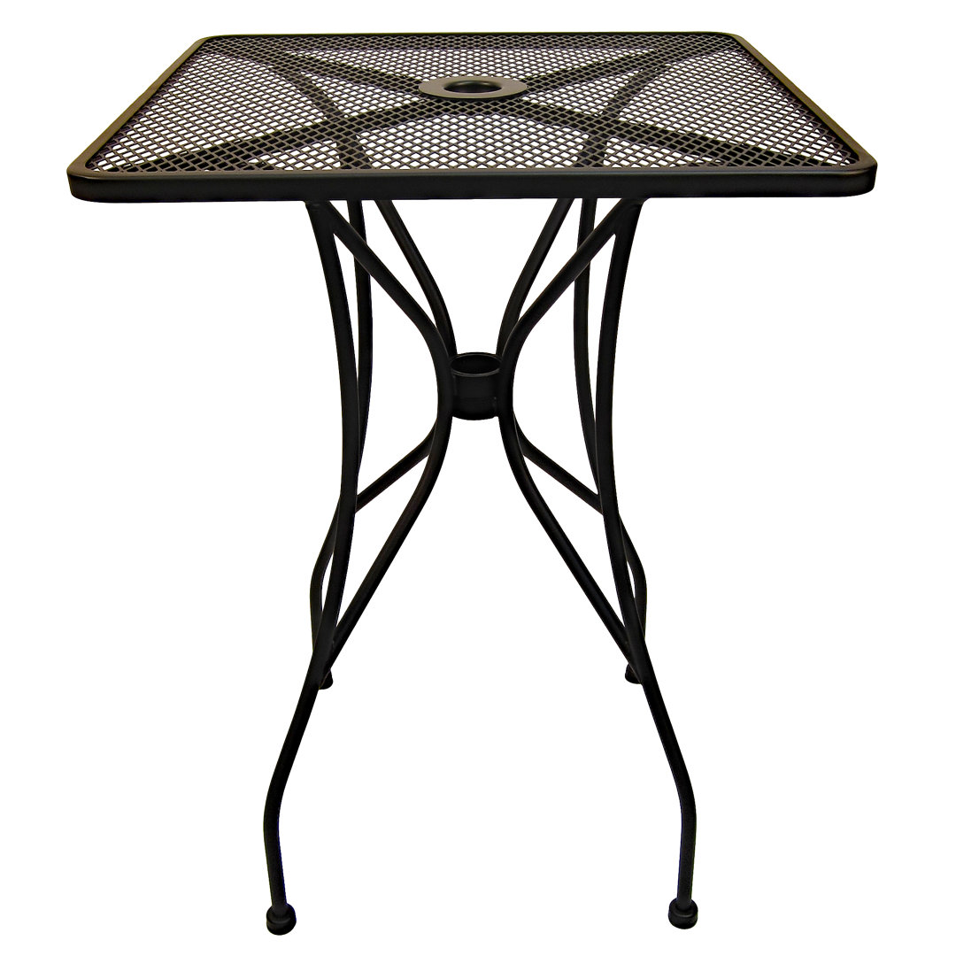 2 Person 30'' L x 41'' H Iron High Top Table H&D Restaurant Supply, Inc.