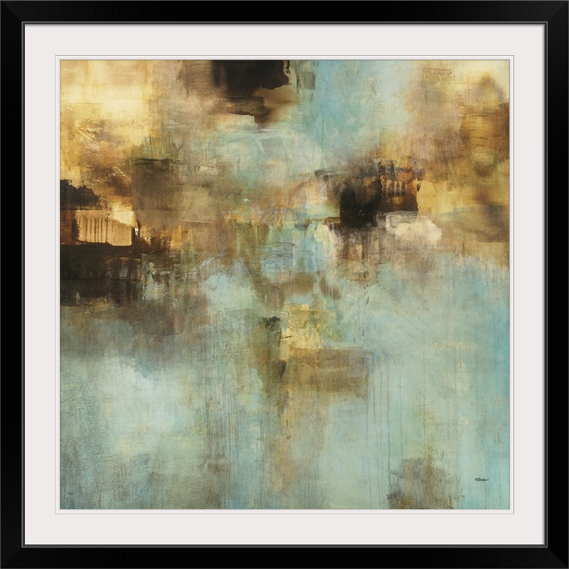 «Shades II» par Randy Hibberd, reproduction d'art abstrait, H 35 po x l 35 po, Toile