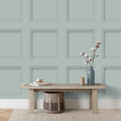 Scallop Panel Wallpaper