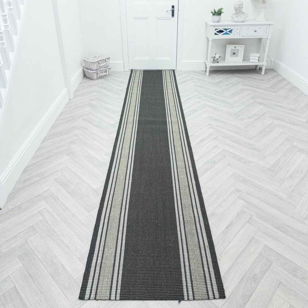 Morocco Moorish Hallway Runner Rug – Hardwearing, Non-Slip Natural Sisal Carpet for Hall, Kitchen & Corridor