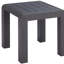 Table d'appoint carrée 23 po