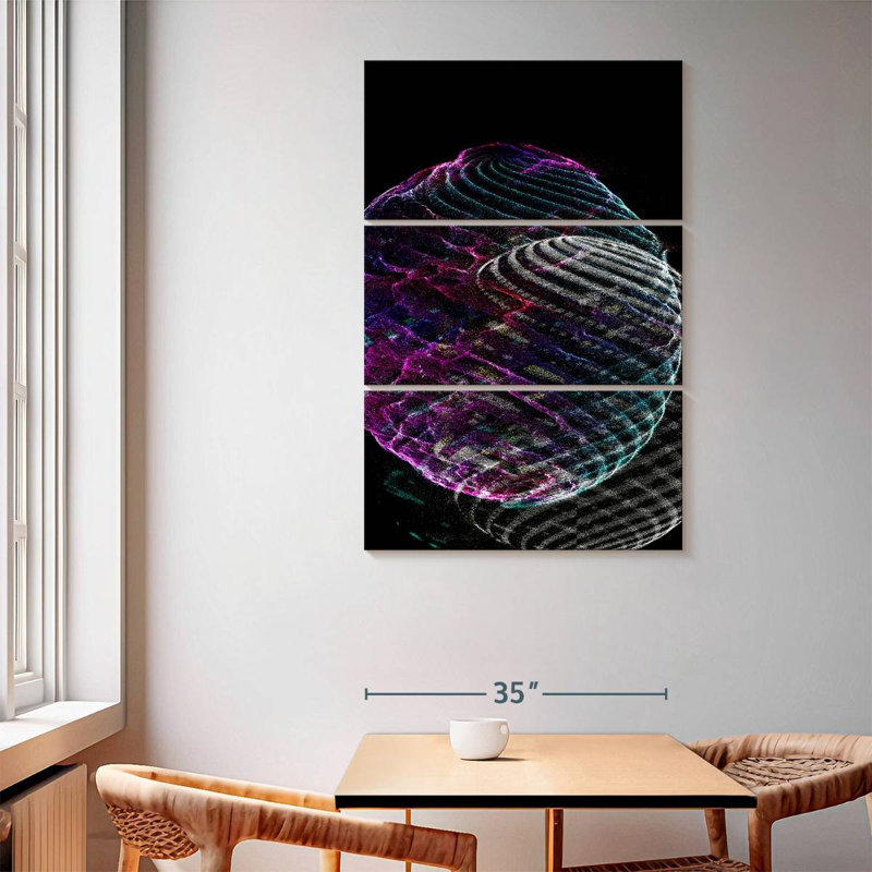 Avery Particles III, 65" H x 42" W