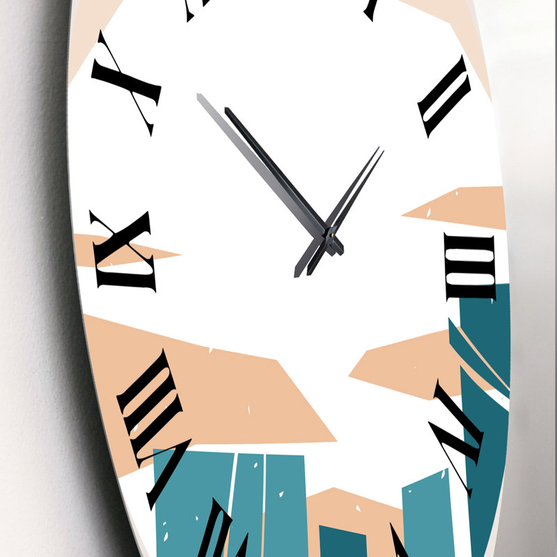 Minimaliste silhouettes d'automne VI - Horloge murale transitionnelle 1, Petit