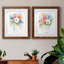 «Spring Medley I», ensemble de 2 reproductions d'art encadrées-41438560-41609473-41438586