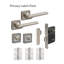 Austin Privacy (Bed & Bath) Door Handle Pack-78549392