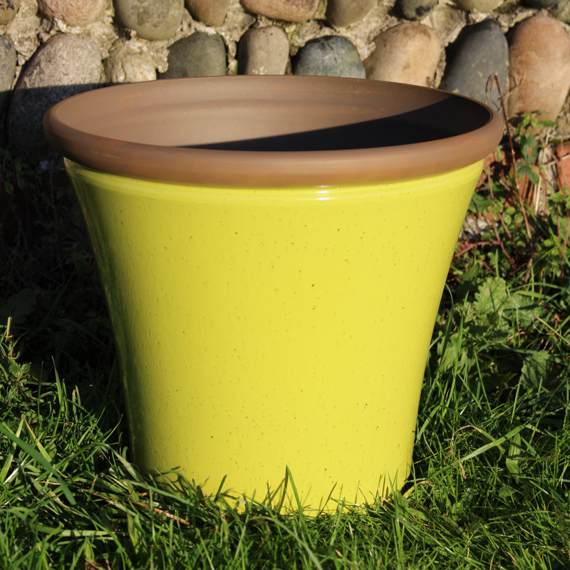 Canady Pot Planter, Apple Green, 30 cm H x 36 cm W x 36 cm D