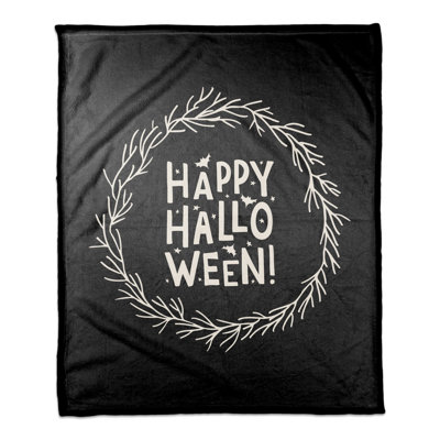 Jeté polaire Happy Halloween