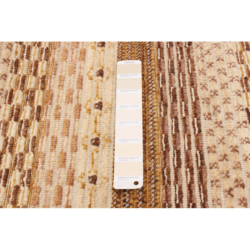 Tapis brun foncé / ivoire 8 pi 10 po x 12 pi 1 po Peshawar Ziegler