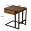 Table de bout avec rangement caché Wyonnia