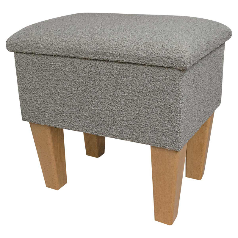 Solid + Manufactured Wood Accent Stool