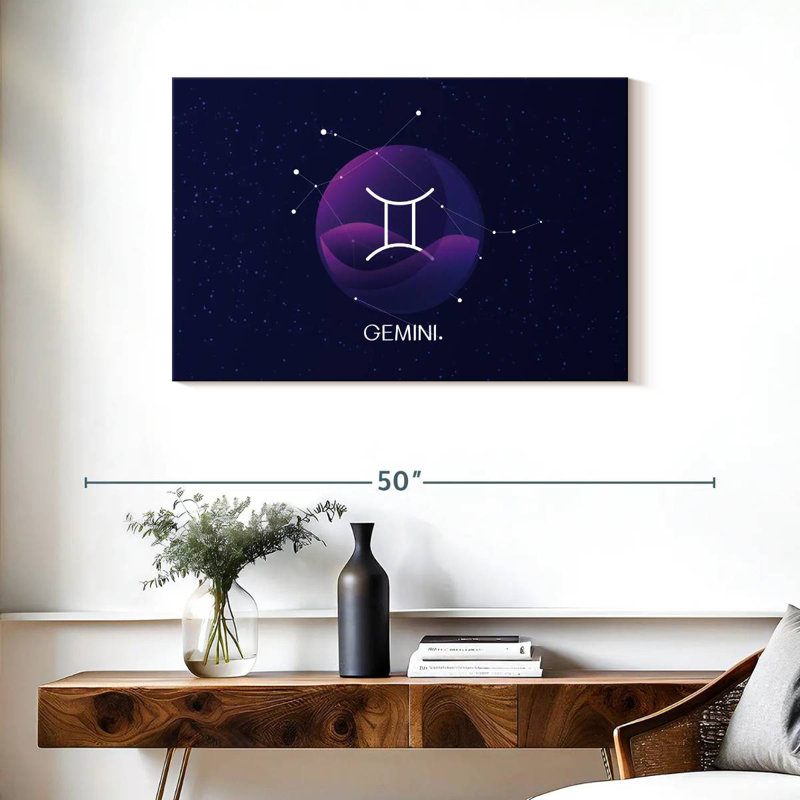 Plaque Adella Gemini, H 24 po x l 36 po