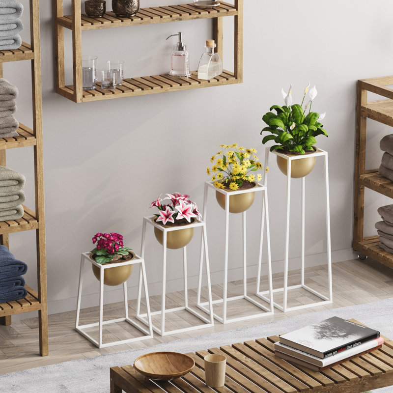 Pot décoratif, Blanc