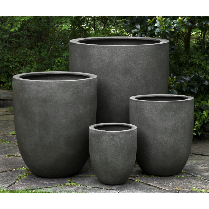 Bradford Handmade Planter, 13" H x 11" W x 11" D, Rust Lite