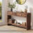 Wood Console Table With 2 Drawers, Sofa Table For Hallway, Entryway, Living Room-126866693-102289424