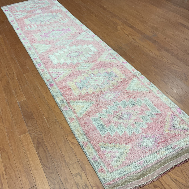 Bungalow Rose Handmade Turkish Oushak Wool Runner