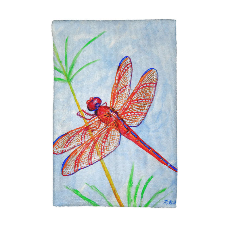 Serviette de cuisine libellule
