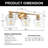 Sophisticated 3-Light Modern Vanity Fixture-1469593013
