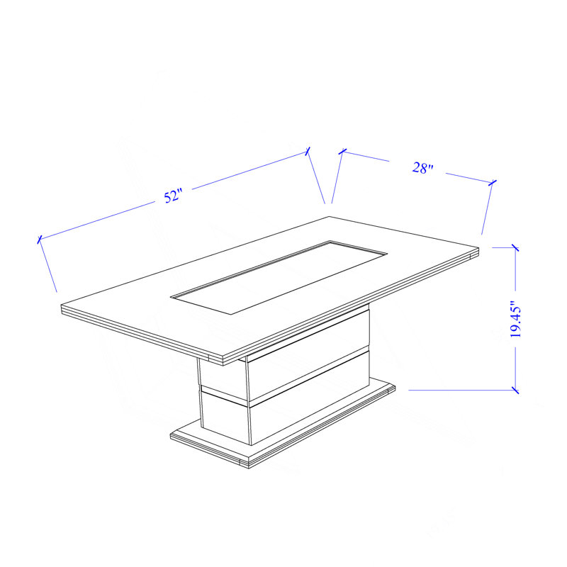 Table basse Daark