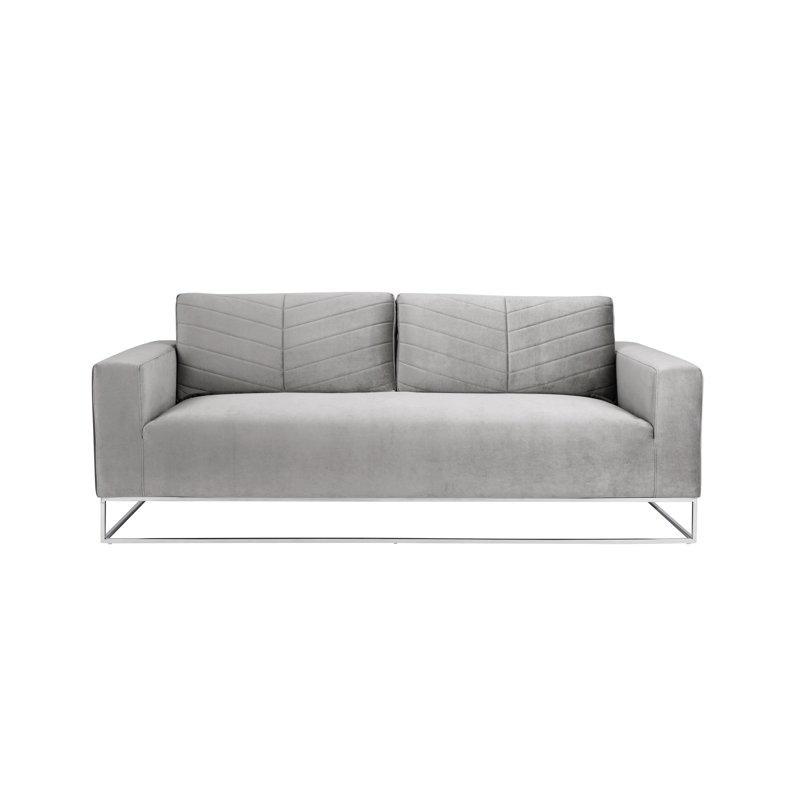 Putterman 82 " Velvet Sofa