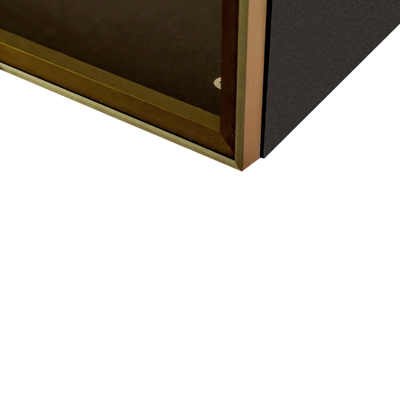 Black Wall Spice Rack Cabinet With Door For Kitchen And Dining - Space Optimized 15Mm Particle Board
