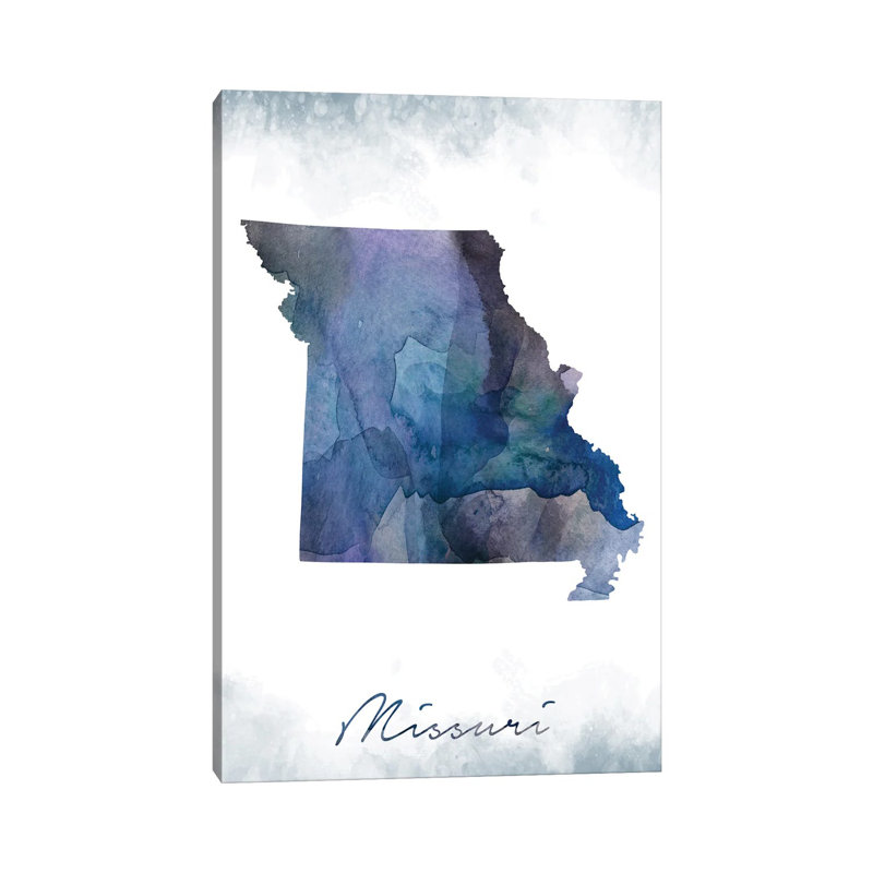 Missouri State Bluish - Wrapped Canvas Print, 101.6cm H x 66.04cm W