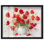 «Red Blooms in a Vase Shadowbox», art mural occidental par Art Remedy