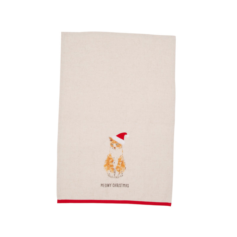Serviette de Noël Meowy