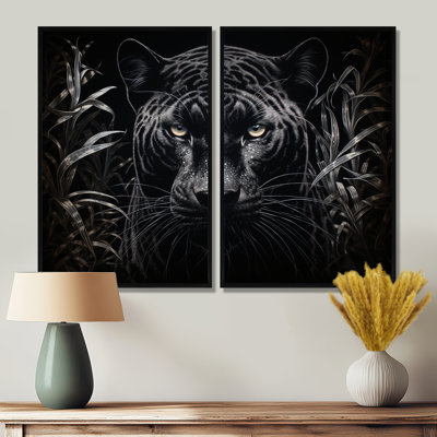 Grattoir noir et blanc Panther Nocturnal Majesty