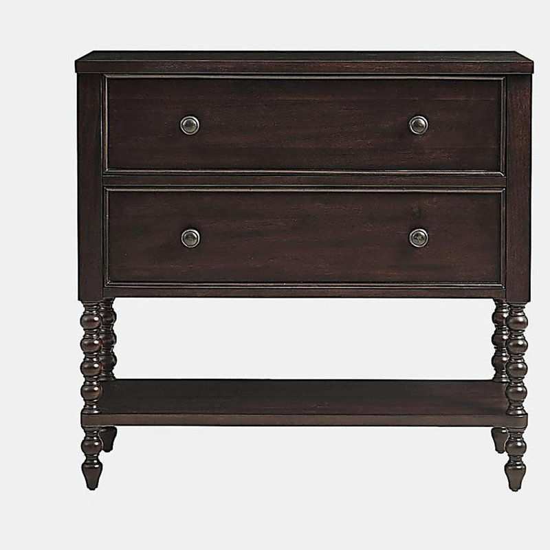 Commode décorative 2 tiroirs marocain brun, Morocco Brown